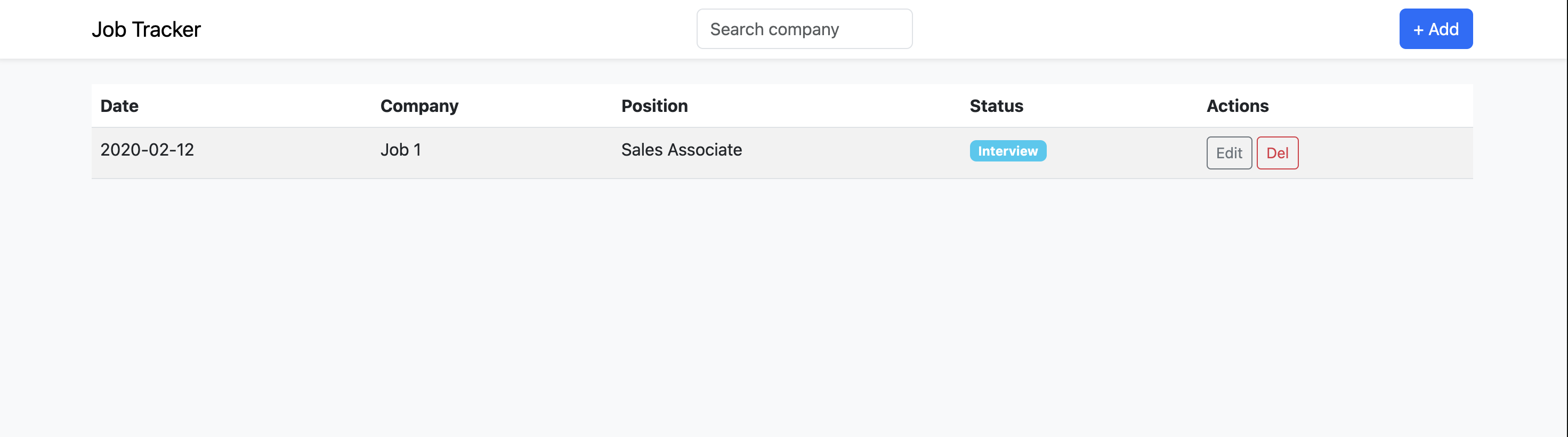 Job Tracker
